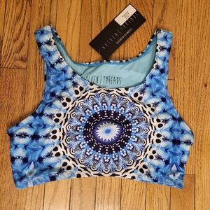 Wolven Blue Dream Crop Top size Large